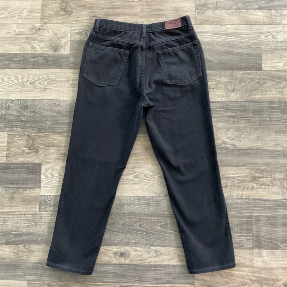 33x28 LL Bean Double L Classic Fit Denim Jeans Mens Black 100% Cotton 220626 - Picture 9 of 11